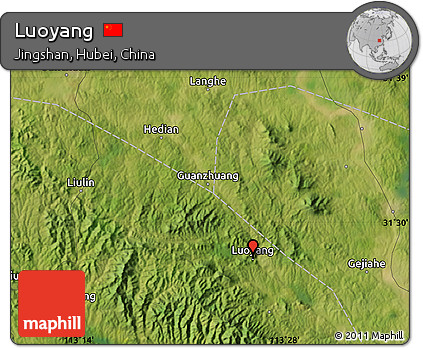 Satellite Map of Luoyang