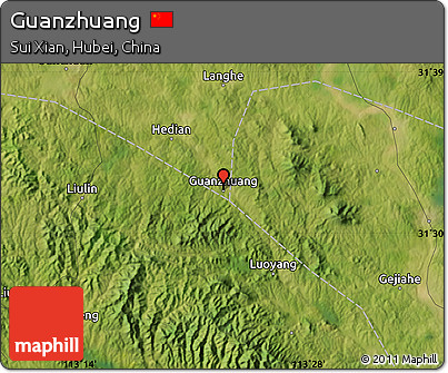 Satellite Map of Guanzhuang