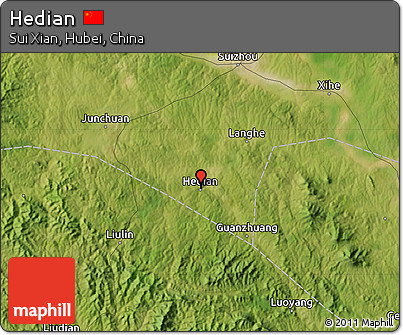 Satellite Map of Hedian