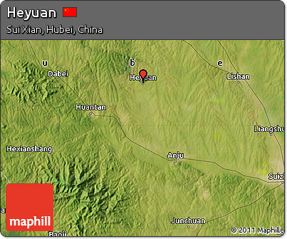 Satellite Map of Heyuan