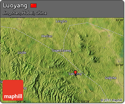 Satellite Map of Luoyang