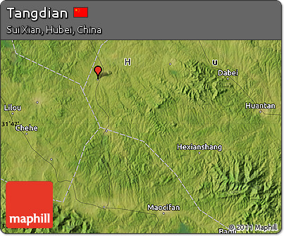 Satellite Map of Tangdian