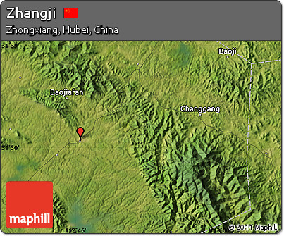 Satellite Map of Zhangji