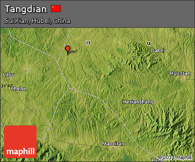 Satellite Map of Tangdian