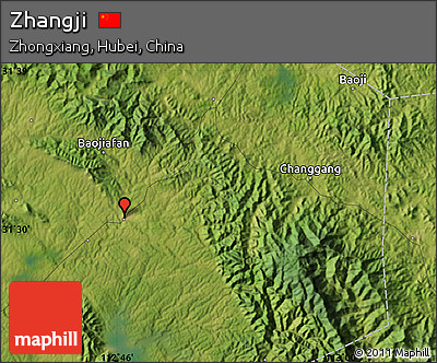 Satellite Map of Zhangji