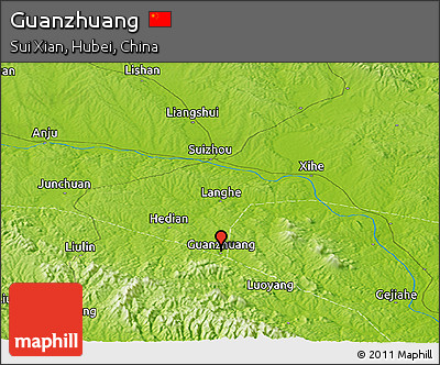 Physical Panoramic Map of Guanzhuang
