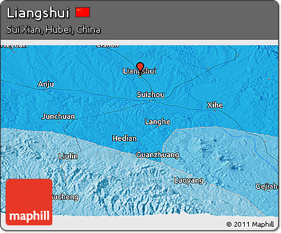 Political Panoramic Map of Liangshui