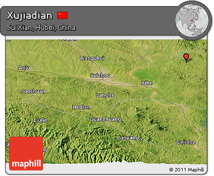 Satellite Panoramic Map of Xujiadian