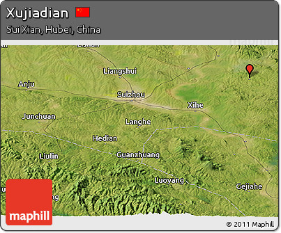 Satellite Panoramic Map of Xujiadian