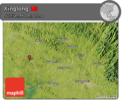 Satellite 3D Map of Xinglong