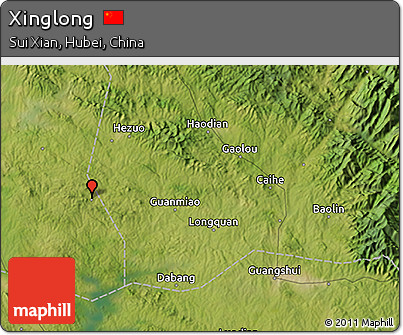 Satellite 3D Map of Xinglong