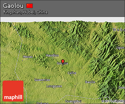 Satellite 3D Map of Gaolou