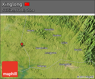 Satellite 3D Map of Xinglong