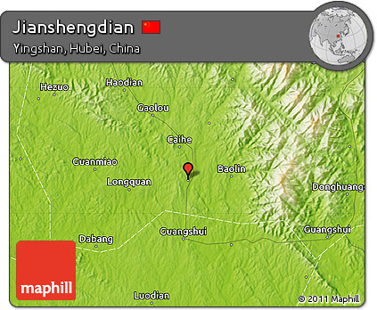 Physical Map of Jianshengdian