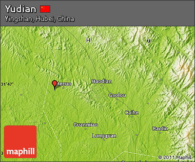 Physical Map of Yudian
