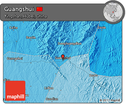 Political Map of Guangshui