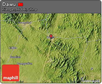 Satellite Map of Dawu