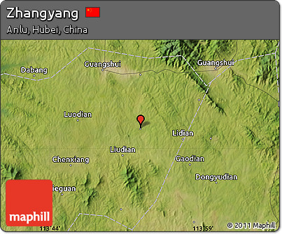 Satellite Map of Zhangyang