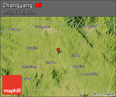 Satellite Map of Zhangyang