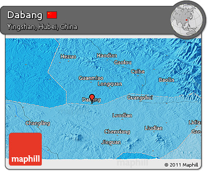 Political Panoramic Map of Dabang