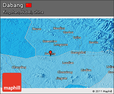 Political Panoramic Map of Dabang