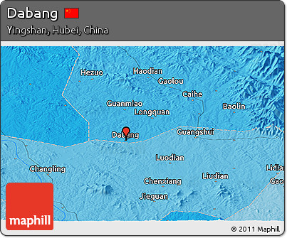 Political Panoramic Map of Dabang
