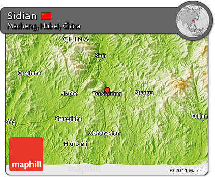 Physical 3D Map of Sidian