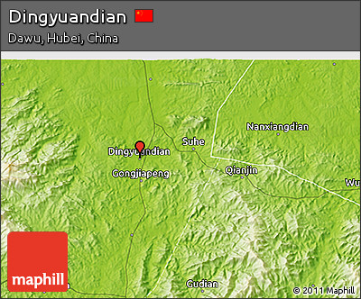 Physical 3D Map of Dingyuandian