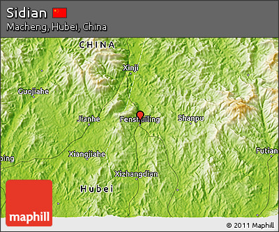 Physical 3D Map of Sidian