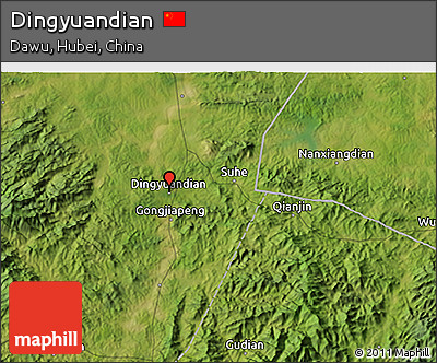 Satellite 3D Map of Dingyuandian