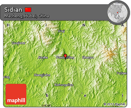 Physical Map of Sidian