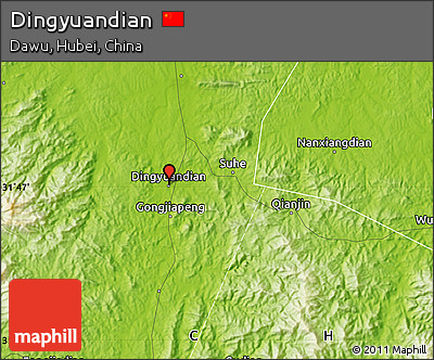 Physical Map of Dingyuandian
