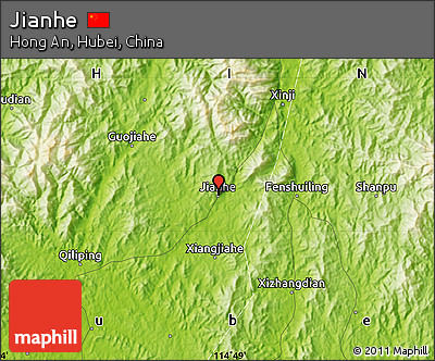 Physical Map of Jianhe