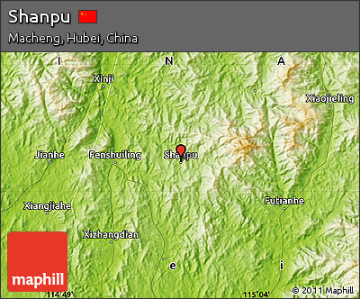 Physical Map of Shanpu