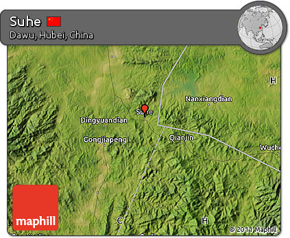 Satellite Map of Suhe