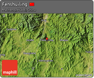 Satellite Map of Fenshuiling