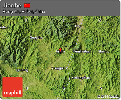 Satellite Map of Jianhe