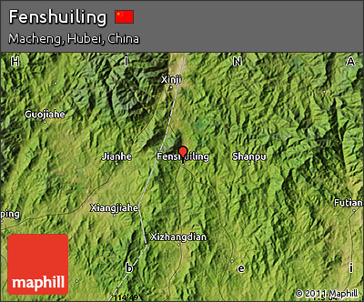 Satellite Map of Fenshuiling