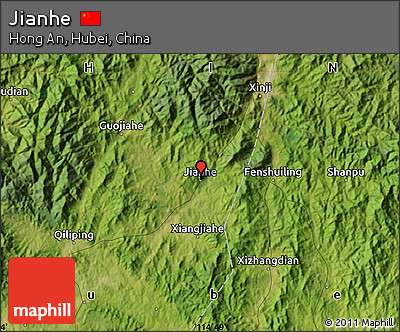 Satellite Map of Jianhe