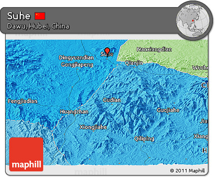 Political Panoramic Map of Suhe