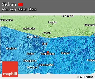 Political Panoramic Map of Sidian