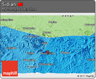 Political Panoramic Map of Sidian