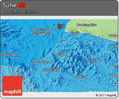 Political Panoramic Map of Suhe