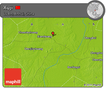 Physical Map of Xuji