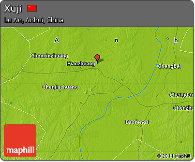 Physical Map of Xuji
