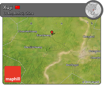 Satellite Map of Xuji