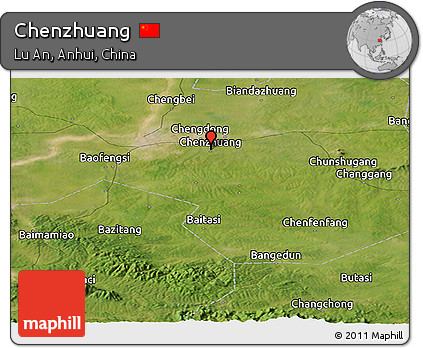 Satellite Panoramic Map of Chenzhuang