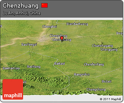 Satellite Panoramic Map of Chenzhuang