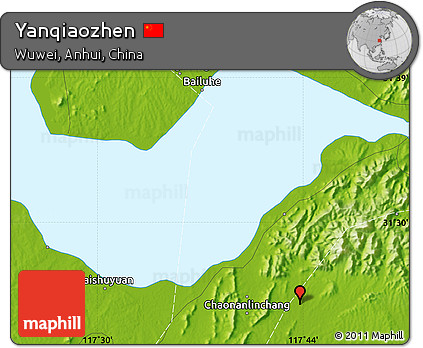 Physical Map of Yanqiaozhen
