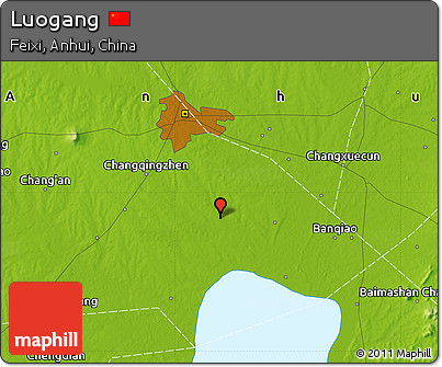 Physical Map of Luogang